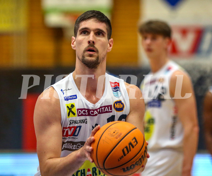 Basketball Superliga 2023/24, Playoff, Viertelfinale Spiel 1 Gmunden Swans vs. Oberwart Gunners