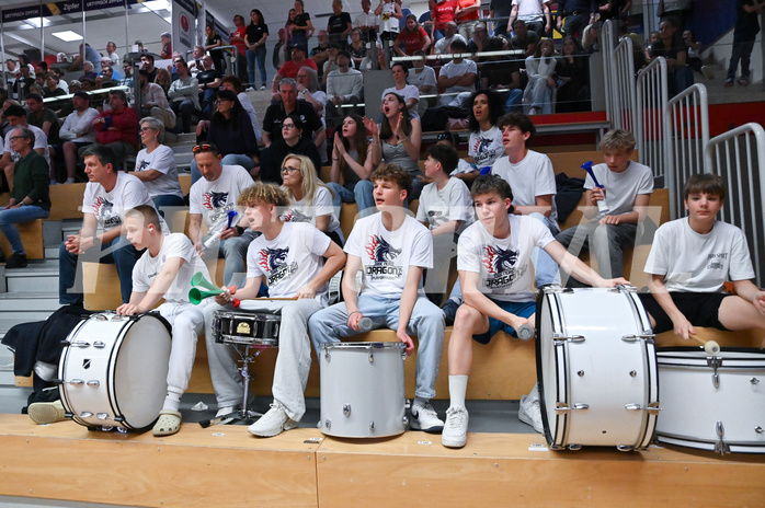 Basketball Superliga 2024/25, Playoff, Viertelfinale Spiel 3, Flyers Wels vs BBC Nord Dragonz,
