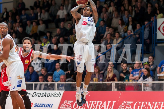 Basketball ABL 2015/16 Grunddurchgang 26.Runde Oberwart Gunners vs. BC Vienna