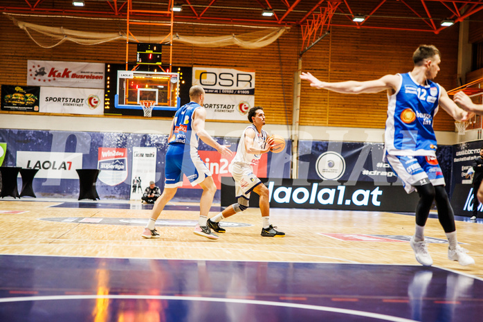 Basketball, win2day Basketball Superliga 2023/224, Grunddurchgang Runde 16, BBC Nord Dragonz, Oberwart Gunners, Lukas Hahn (25)