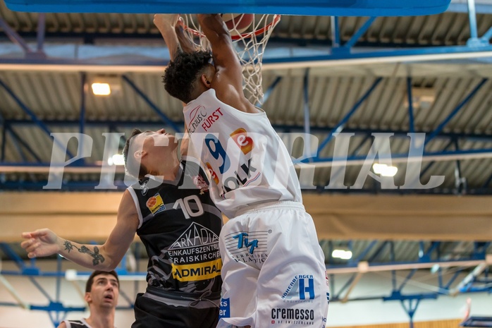 Basketball, ABL 2017/18, Grunddurchgang 23.Runde, Oberwart Gunners, Traiskirchen Lions, Gregg Denzel (9)