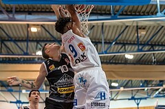 Basketball, ABL 2017/18, Grunddurchgang 23.Runde, Oberwart Gunners, Traiskirchen Lions, Gregg Denzel (9)