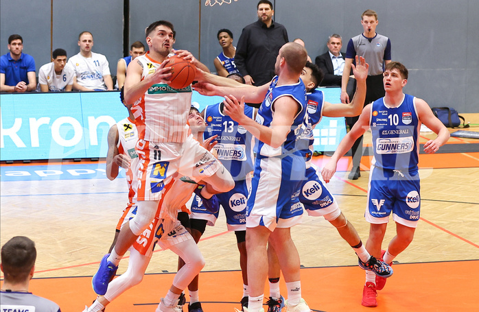 Basketball Superliga 2022/23, Grunddurchgang 18.Runde Klosterneuburg Dukes vs. Oberwart Gunners