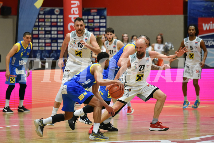 Win2Day Basketball Superliga 2022/23, Playoff,Viertelfinale Spiel 3, Flyers Wels vs SKN St. Pölten