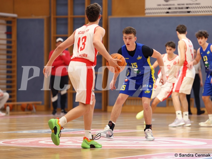 Basketball Superliga 2024/25, SLMU16 Traiskirchen Lions Academy  vs. UBSC Graz 


