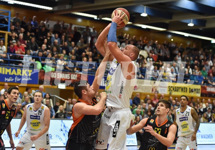 Basketball ABL 2015/16 Grunddurchgang 19.Runde Gmunden Swans vs F