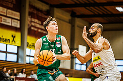 Basketball, Basketball Zweite Liga 2023/24, Grunddurchgang 2.Runde, Mattersburg Rocks, Future Team Steiermark, Valentin Siegmund (20)