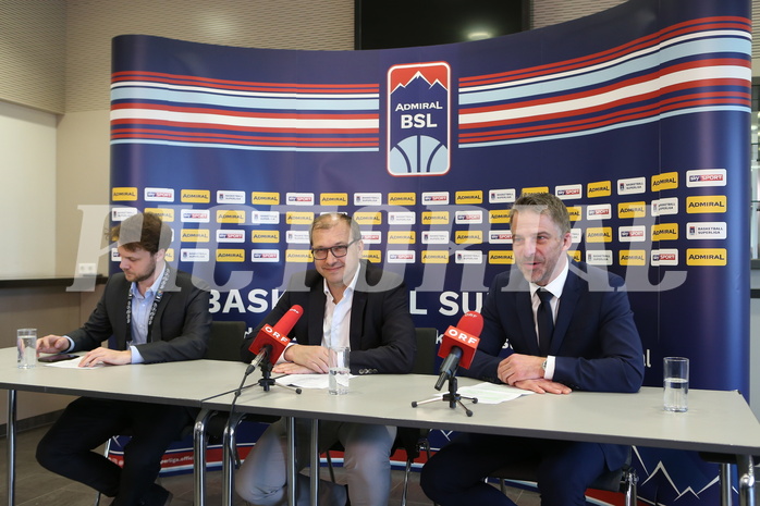 Basketball Superliga 2019/20, Pressekonferenz vs. 


