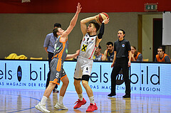 Basketball Superliga 2020/21, Grunddurchgang 18. Runde Flyers Wels vs. Klosterneuburg Dukes, Christoph Leydorf (9), Jan Raszdevsek (4)