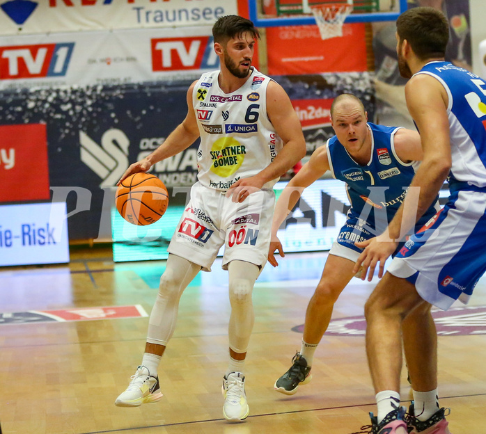 Basketball Superliga 2023/24, Grunddurchgang Runde 8 Gmunden Swans vs. Oberwart Gunners


