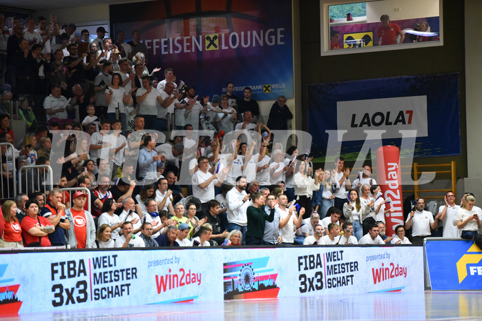 Win2Day Basketball Superliga 2022/23, Playoff,
Semifinale Spiel 4, Flyers Wels vs Swans Gmunden,