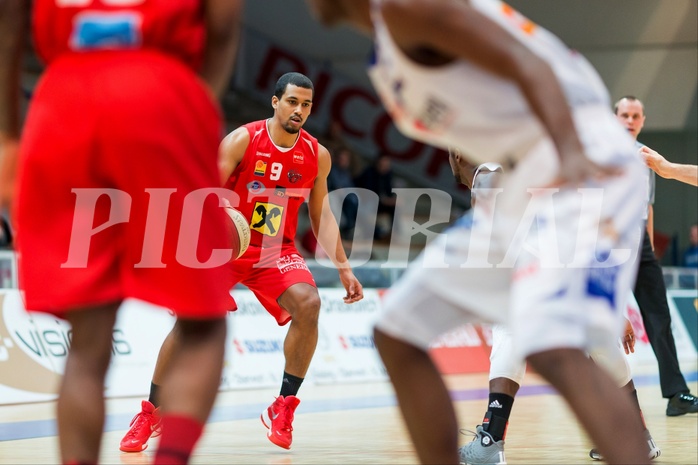 Basketball ABL 2015/16 Grunddurchgang 33.Runde Oberwart Gunners vs. WBC Wels