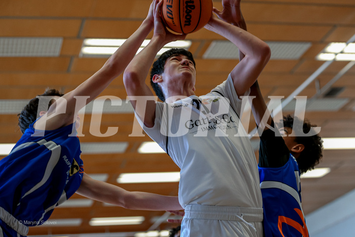 31.03.2025 Österreichischer Basketballverband 2024/25, SLMU14 Basket Flames WAT vs. FSN Baskets Wels