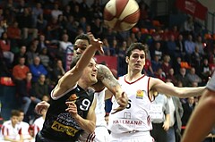 Basketball ABL 2015/16 Grunddurchgang 18.Runde BC Vienna vs. Traiskirchen Lions