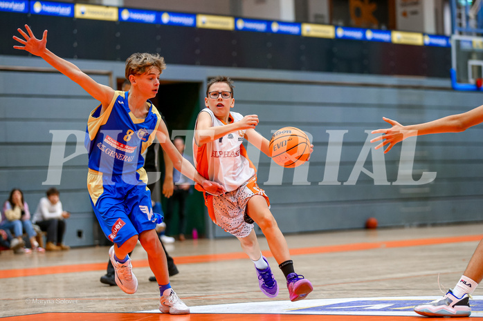 14.12.2024 Österreichischer Basketballverband 2024/25, SLMU14, Basket Dukes vs. SKN St. Pölten
