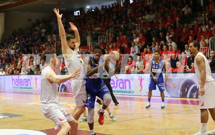 Basketball ABL 2015/16 Playoff Finale Spiel 3 WBC Wels vs. Oberwart Gunners


