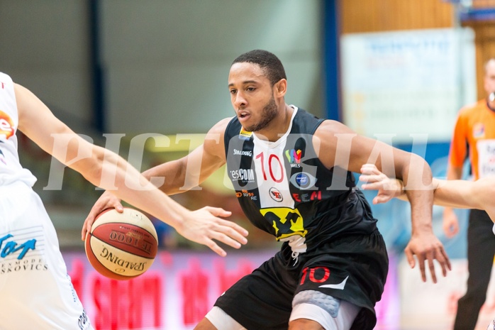 Basketball, ABL 2017/18, Grunddurchgang 3.Runde, Oberwart Gunners, Flyers Wels, Elijah Wilson (10)