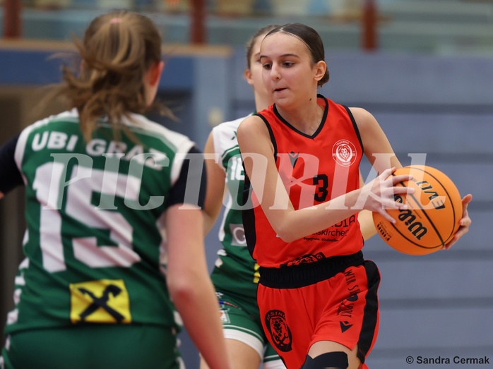 Basketball Superliga 2024/25, SLWU14 Traiskirchen Lionesses vs. UBI Graz


