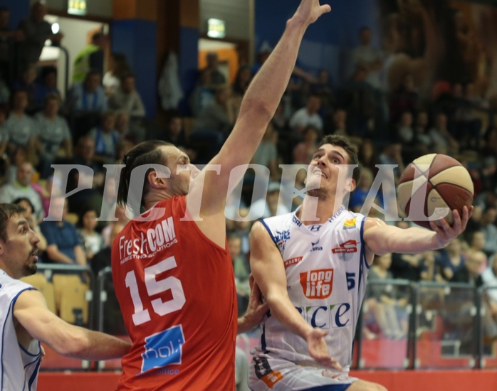 Basketball ABL 2016/17 Grunddurchgang 30.Runde  Kapfenberg bulls vs WBC Wels