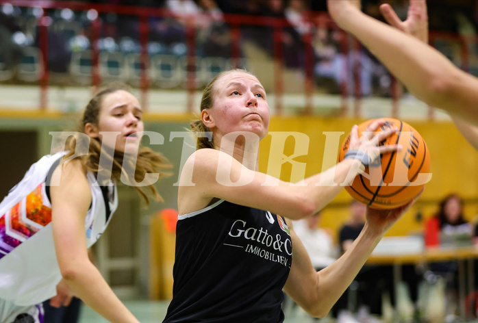 Basketball Damen Superliga 2023/24, Grunddurchgang 10.Runde Vienna United vs. Basket Flames


