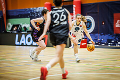 Basketball, Win2Day Basketball Damen Superliga 2023/24, Grunddurchgang 12.Runde, Vienna Timberwolves, Vienna United, Petra Pammer (21)