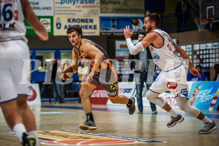 Basketball, ABL 2018/19, Grunddurchgang 13.Runde, Oberwart Gunners, Klosterneuburg Dukes, Moritz Lanegger (6)