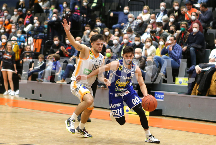 Basketball Superliga 2021/22, Grunddurchgang 6.Runde Klosterneuburg Dukes vs. Gmunden Swans