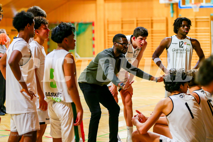 26.11.2024 Österreichischer Basketballverband 2024/25, SLMU19 Basket Flames vs. Mattersburg Rocks