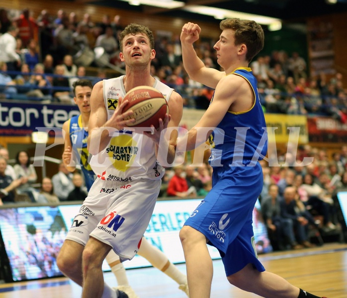 Basketball ABL 2017/18, Grunddurchgang 24.Runde Gmunden Swans vs. UBSC Graz
