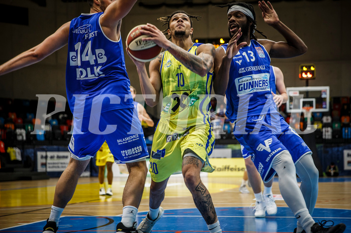 Basketball, bet-at-home Basketball Superliga 2020/21, Grunddurchgang 3.Runde, UBSC Graz, Oberwart Gunners, Jakob Zimmermann (10)