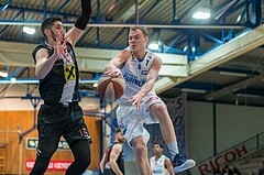 Basketball, ABL 2017/18, Grunddurchgang 21.Runde, Oberwart Gunners, WBC Wels, Sebastian Käferle (7)
