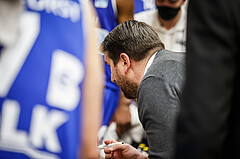 Basketball, bet-at-home Basketball Superliga 2020/21, Grunddurchgang 15. Runde, SKN St. Pölten Basketball, Oberwart Gunners, Horst Leitner (Coach)