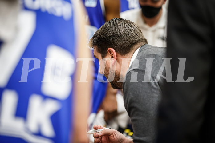 Basketball, bet-at-home Basketball Superliga 2020/21, Grunddurchgang 15. Runde, SKN St. Pölten Basketball, Oberwart Gunners, Horst Leitner (Coach)