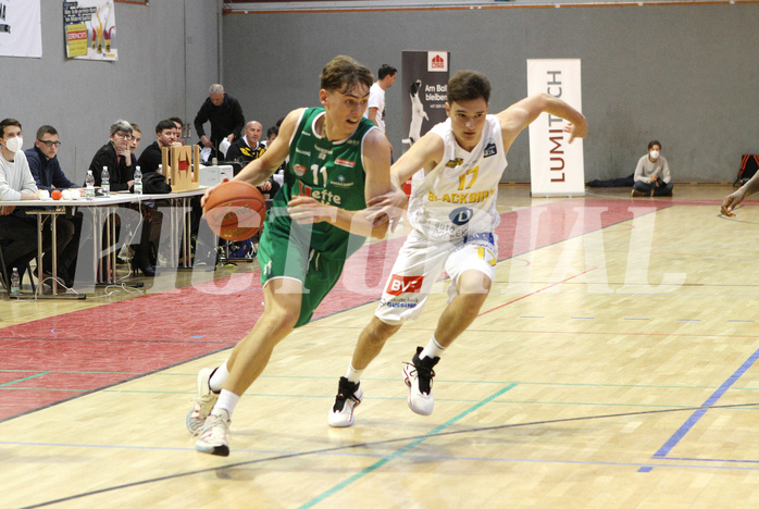 Basketball Zweite Liga 2021/22 Grunddurchgang 5.Runde  Jennersdorf Blackbirds vs Future Team Steiermark