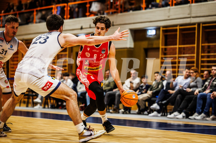 Basketball, win2day Basketball Superliga 2024/25, Grunddurchgang Runde 7, BBC Nord Dragonz, Traiskirchen Lions, Aleksej Kostic (6)