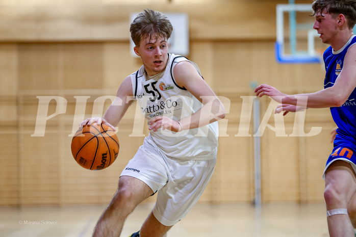 12.01.2025 Österreichischer Basketballverband 2024/25, SLMU19, Basket Flames WAT vs. BBU Salzburg