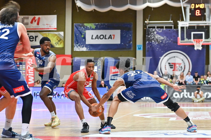Basketball Superliga 2024/25, Playoff, Viertelfinale Spiel 1, Flyers Wels vs BBC Nord Dragonz,