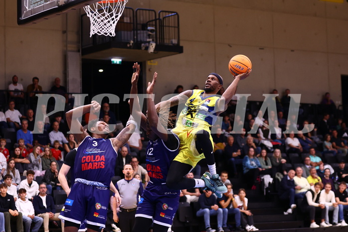 27.09.2024, Graz, Raiffeisen Sportpark Graz, Basketball Superliga 2024/25, Grunddurchgang, Runde 1, UBSC Raiffeisen Graz - COLDAMARIS BBC Nord Dragonz