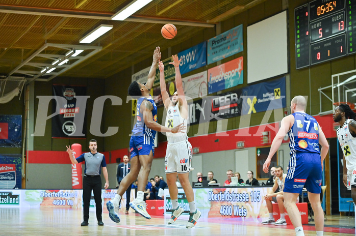Basketball, Superliga 2024/25, Grunddurchgang 12.Runde, Flyers Wels vs. Oberwart Gunners,
