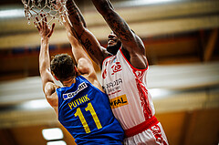 Basketball, Win2Day Superliga 2024/25, Grunddurchgang 4.Runde, Traiskirchen Lions, St. Pölten, Delvon Johnson (5)