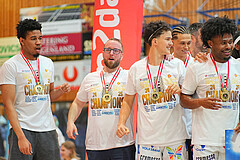 Basketball, Basketball Superliga 2024/25, Playoffs, Finale Spiel 1, Oberwart Gunners vs. BBC Nord Dragonz