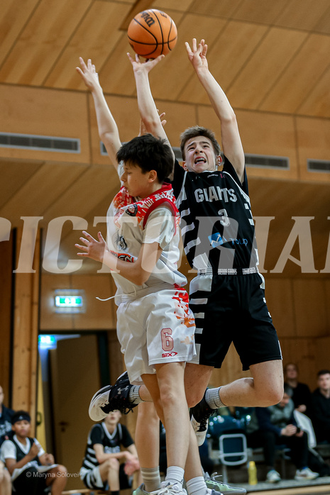 05.04.2025 Österreichischer Basketballverband 2024/25, SLMU14, BC Vienna vs. Vienna Giants 