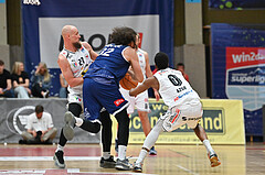 Basketball Superliga 2024/25, Playoff, Viertelfinale Spiel 3, Flyers Wels vs BBC Nord Dragonz,
