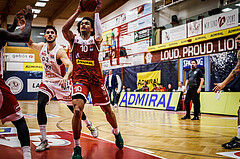 Basketball, win2day Basketball Superliga 2022/23, Grunddurchgang 1.Runde, Traiskirchen Lions, BC GGMT Vienna, Evan Taylor (10)