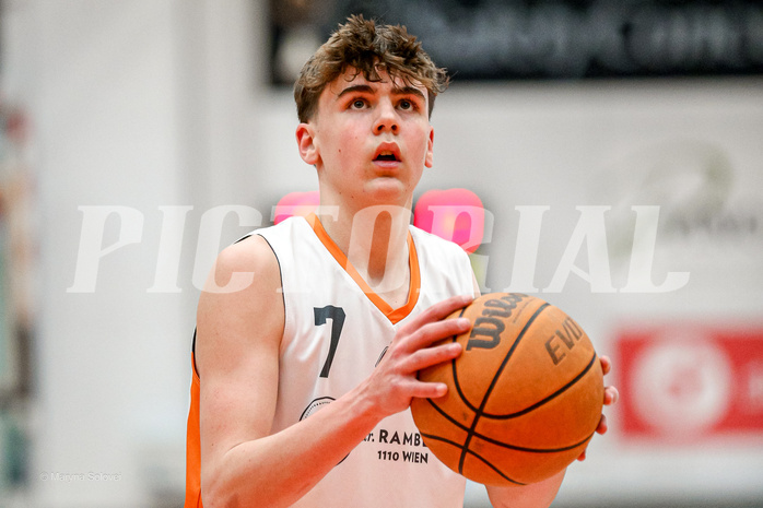 29.03.2025 Österreichischer Basketballverband 2024/25, SLMU16, Basket Dukes vs. KOS Celovec