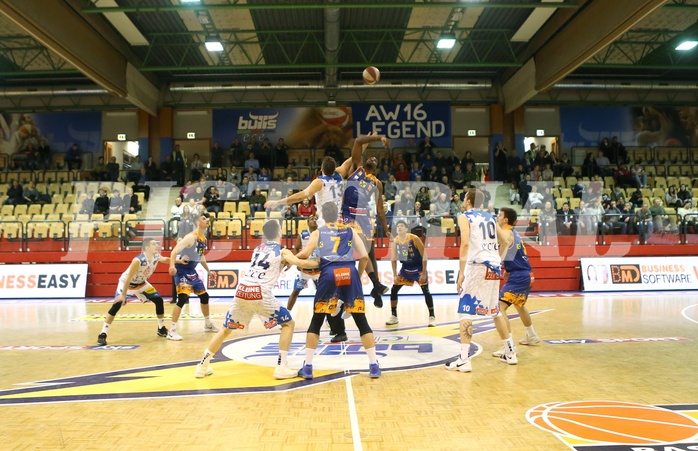 Basketball ABL 2017/18, Grunddurchgang 20.Runde Kapfenberg Bulls vs. Fürstenfeld Panthers


