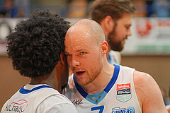Basketball, Basketball Superliga 2024/25, Playoffs, Viertelfinale Spiel 3, Oberwart Gunners vs. Kapfenberg 