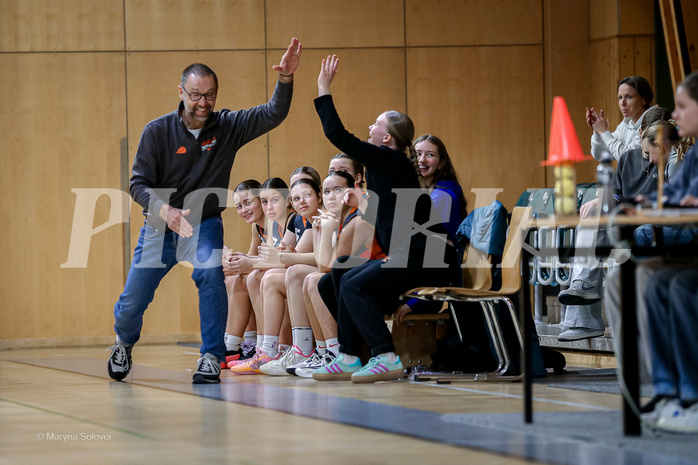 16.02.2025 Österreichischer Basketballverband 2024/25, SLWU16 Vienna United vs Basket Duchess