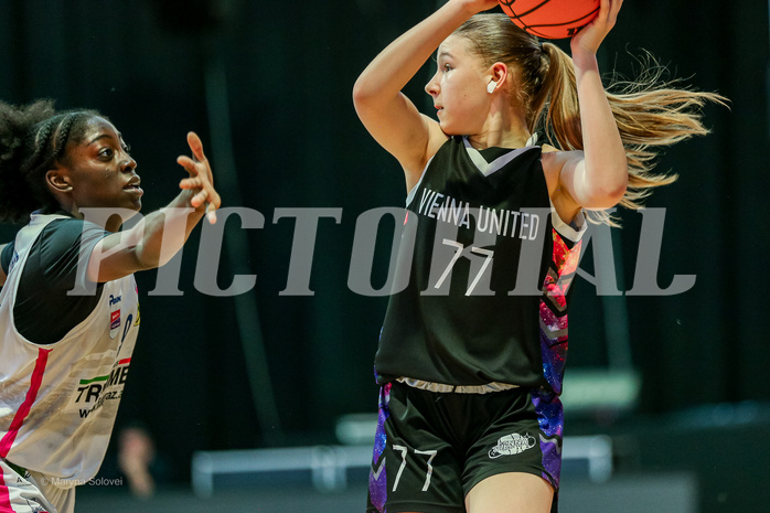 03.05.2025 Österreichischer Basketballverband 2024/25, SLWU19 UBSC-DBBC Graz vs. Vienna United 