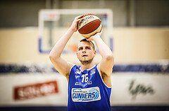 Basketball, bet-at-home Basketball Superliga 2019/20, Platzierungsrunde 3.Runde, SKN St. Pölten Basketball, Oberwart Gunners, Renato Poljak (16)